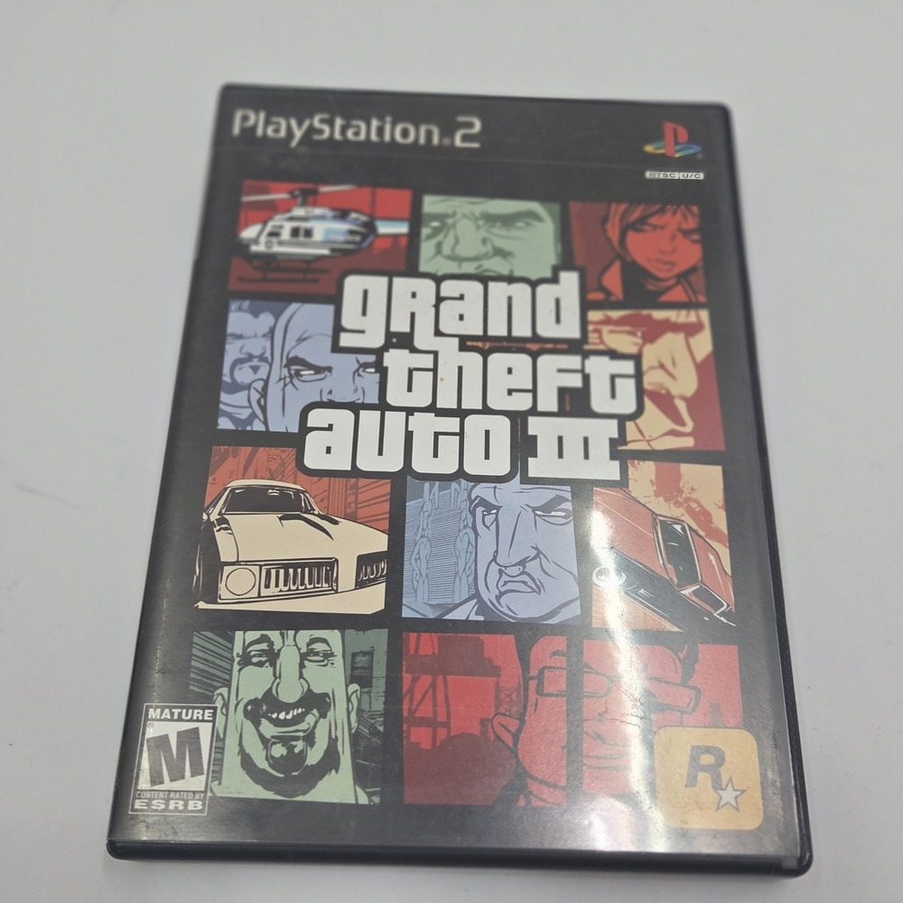 Grand Theft Auto III 3 PS2 PlayStation 2 Game Complete CIB Manual
